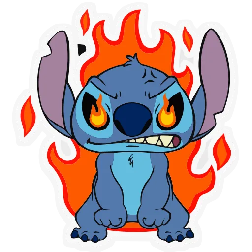 Стикер 29 Lilo & Stitch