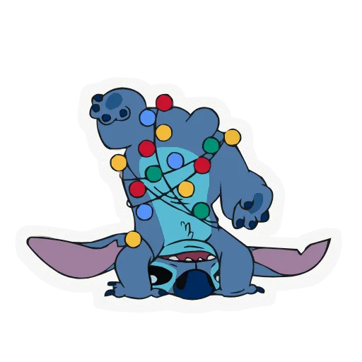 Стикер 59 Lilo & Stitch