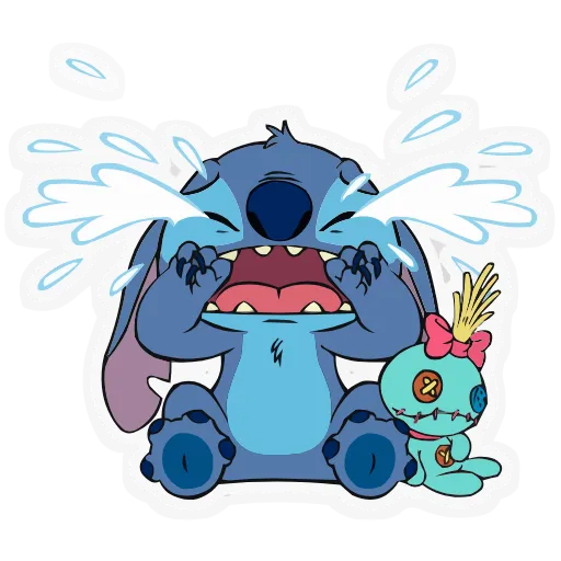 Стикер 45 Lilo & Stitch
