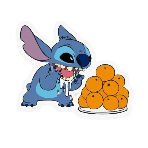 Стикер 51 Lilo & Stitch