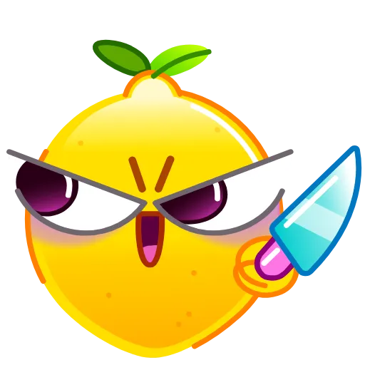 🔪 Эмодзи «Лимон» для Telegram