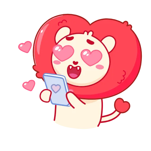 🥰 Эмодзи «Львиное» для Telegram
