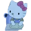 Стикер 25 Blue vibe hello Kitty