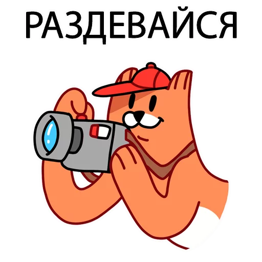 🙈 Стикер «Грубый Лис из вк» для Telegram