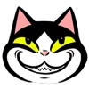 Стикер 21 Fat Cat