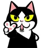 Стикер 19 Fat Cat