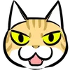 Стикер 43 Fat Cat