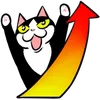 Стикер 54 Fat Cat