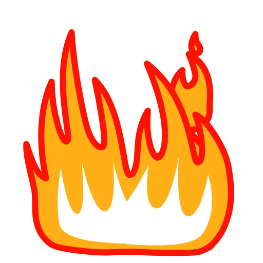 Стикер 5 Little Flame