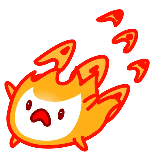Стикер 4 Little Flame