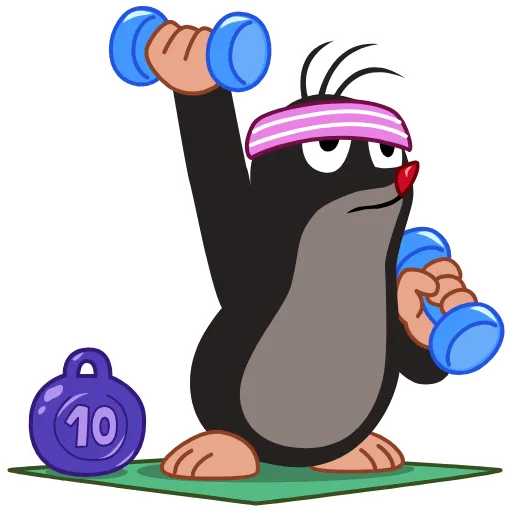 💪 Эмодзи «Krtek» для Telegram