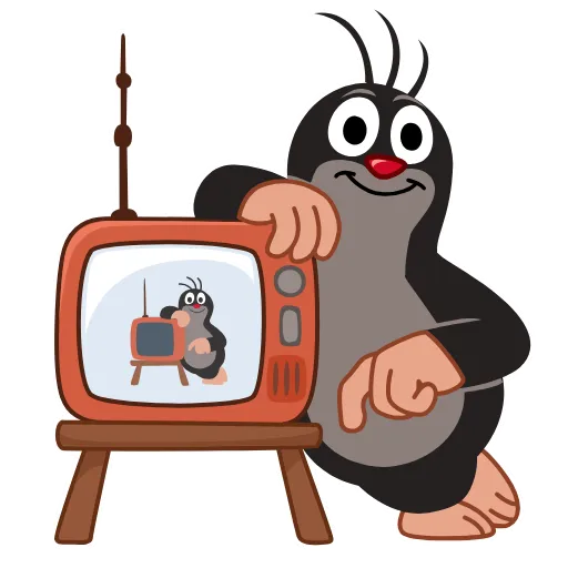 📺 Эмодзи «Krtek» для Telegram