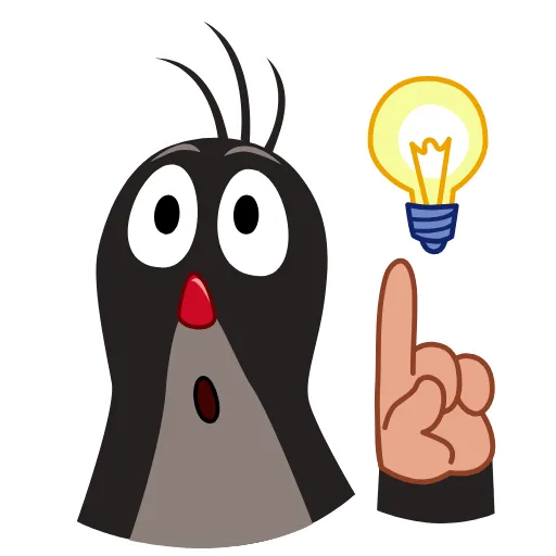 💡 Эмодзи «Krtek» для Telegram