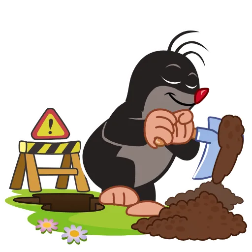 🤫 Эмодзи «Krtek» для Telegram