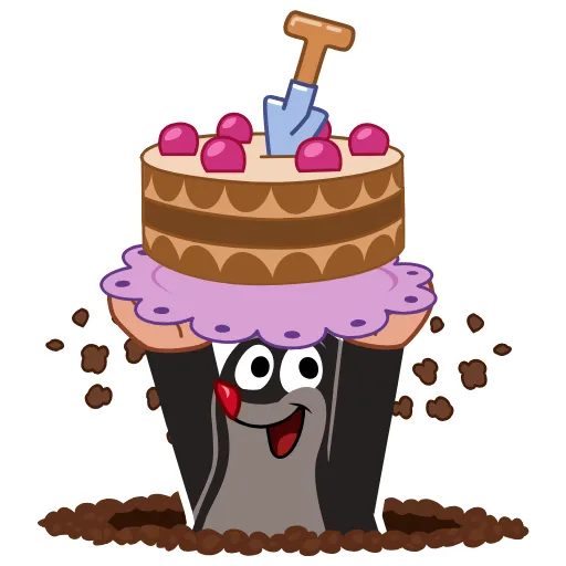 🎂 Эмодзи «Krtek» для Telegram