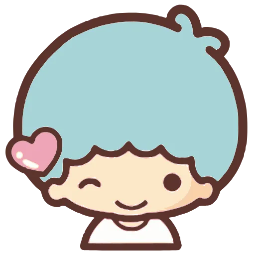 Стикер 15 Little Twin Stars
