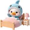 🌞 Эмодзи «Утиная акула» для Telegram