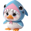 🥺 Эмодзи «Утиная акула» для Telegram