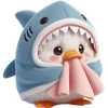 🤪 Эмодзи «Утиная акула» для Telegram