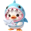 💌 Эмодзи «Утиная акула» для Telegram