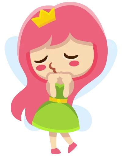 😒 Стикер «Little Fairy» для Telegram