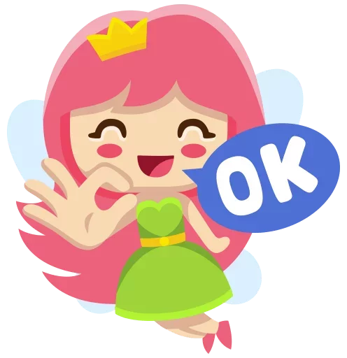 🙂 Стикер «Little Fairy» для Telegram