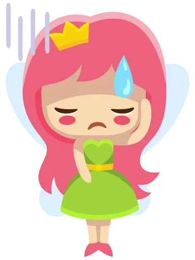 😥 Стикер «Little Fairy» для Telegram