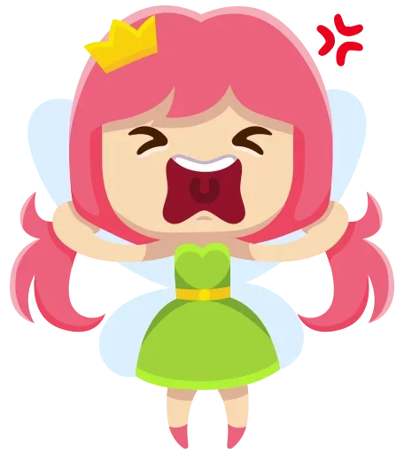 😂 Стикер «Little Fairy» для Telegram