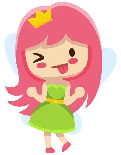 😺 Стикер «Little Fairy» для Telegram