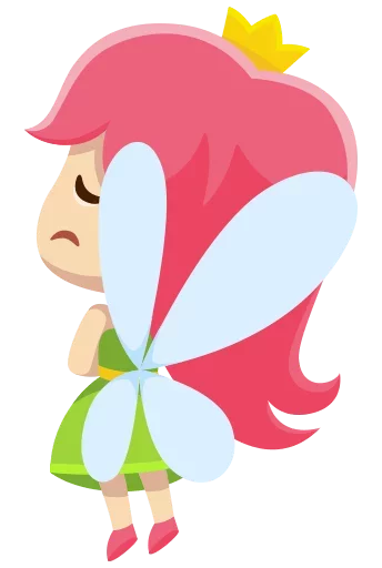 😠 Стикер «Little Fairy» для Telegram