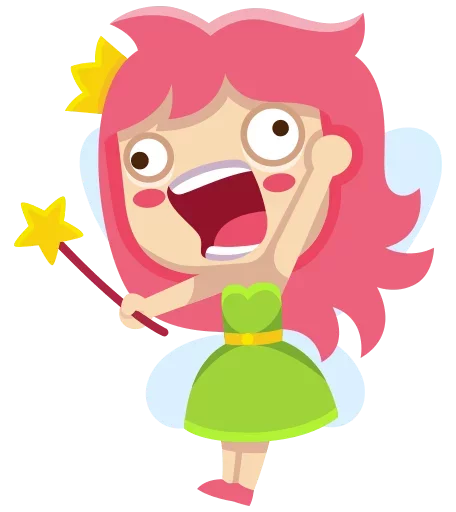 😱 Стикер «Little Fairy» для Telegram