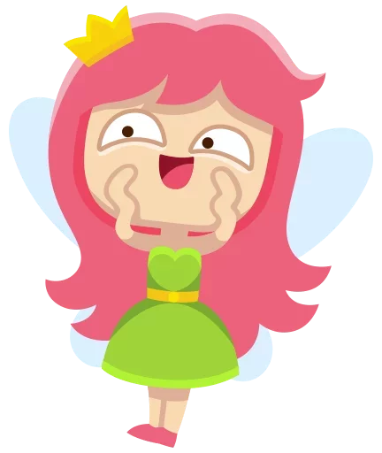 😋 Стикер «Little Fairy» для Telegram