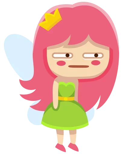 😐 Стикер «Little Fairy» для Telegram