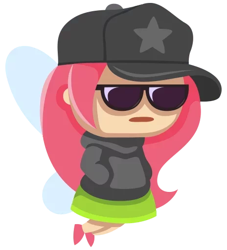 😎 Стикер «Little Fairy» для Telegram