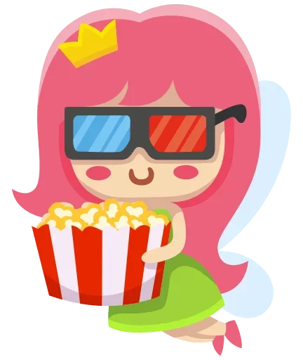 🍿 Стикер «Little Fairy» для Telegram
