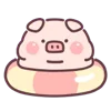 Стикер 50 Little Piggy