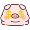Стикер 23 Little Piggy