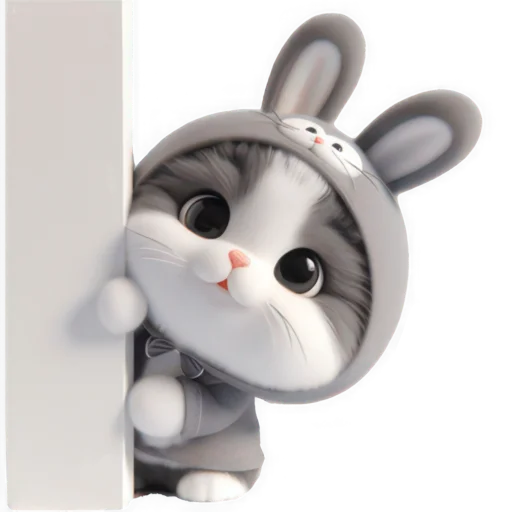 👁 Стикер «Маленький Ушастик» для Telegram