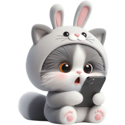 😯 Стикер «Маленький Ушастик» для Telegram
