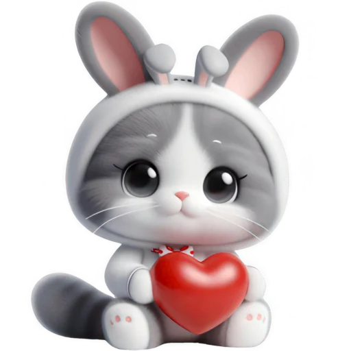 🥰 Стикер «Маленький Ушастик» для Telegram