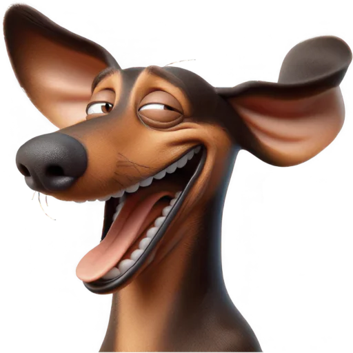 😵‍💫 Стикер «Сосиска Такса» для Telegram