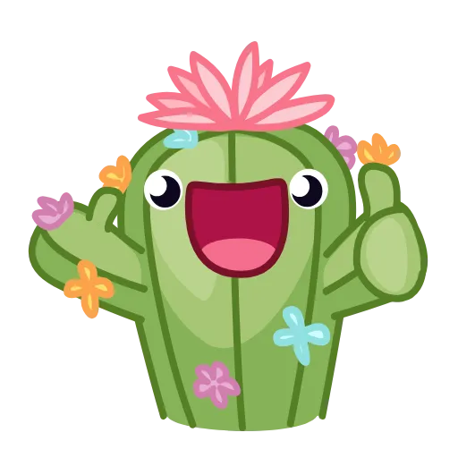 Стикер 3 Live Flowers