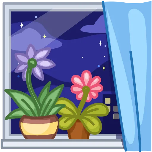 Стикер 15 Live Flowers
