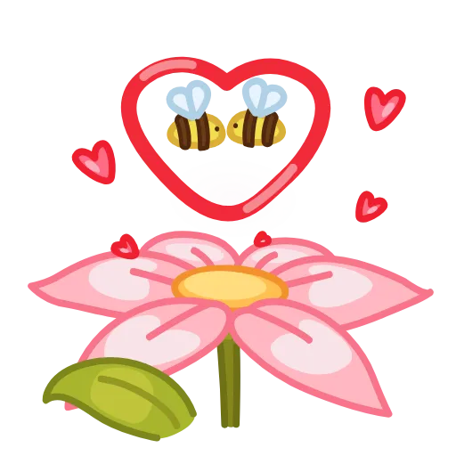 Стикер 20 Live Flowers