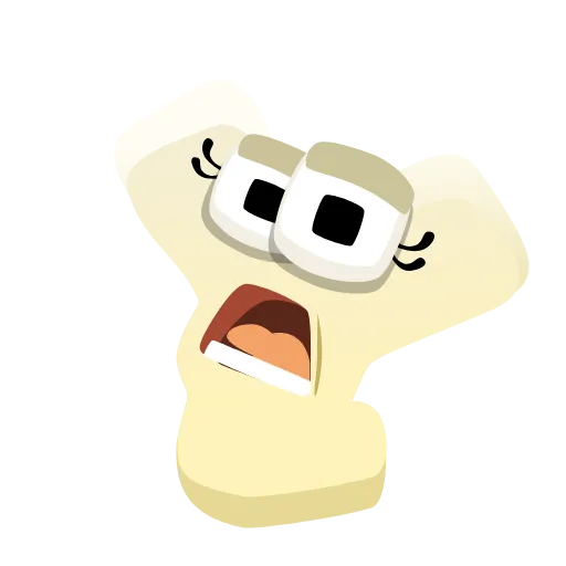Стикер 25 Living Alphabet Emoji