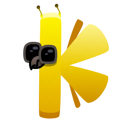 Стикер 11 Living Alphabet Emoji