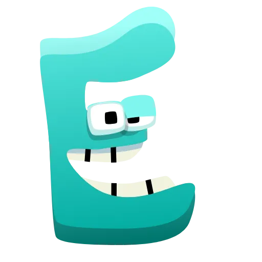 Стикер 5 Living Alphabet Emoji