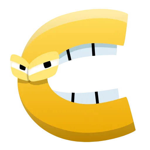 Стикер 3 Living Alphabet Emoji