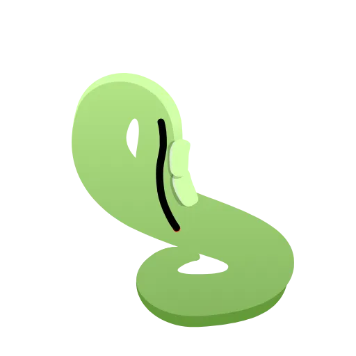 Стикер 19 Living Alphabet Emoji
