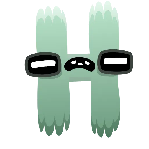 Стикер 8 Living Alphabet Emoji